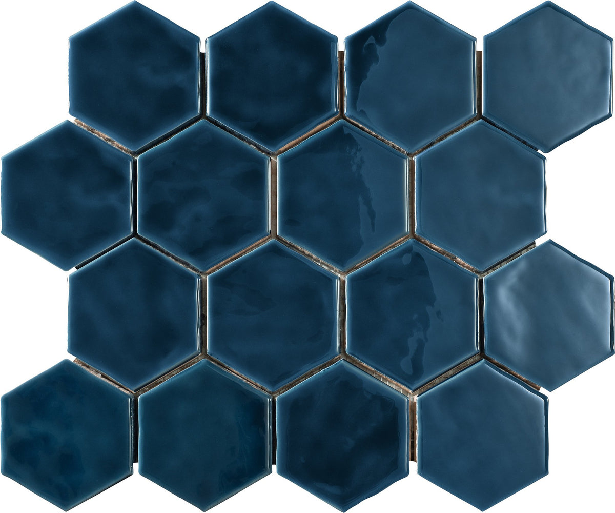 Marazzi Artistic Reflections Twilight, Hexagon, 3X3, Glossy | SKU AE15HEX33GL