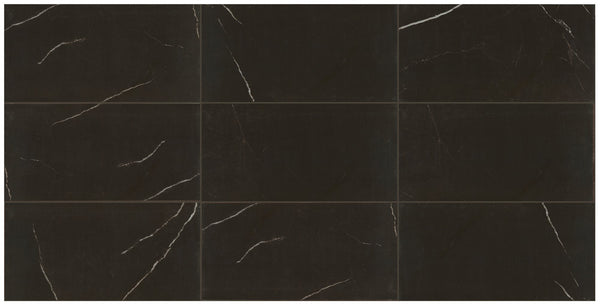 Marazzi Classentino Marble Centurio Black, Rectangle, 12X24, Matte | SKU CT34RCT1224MT
