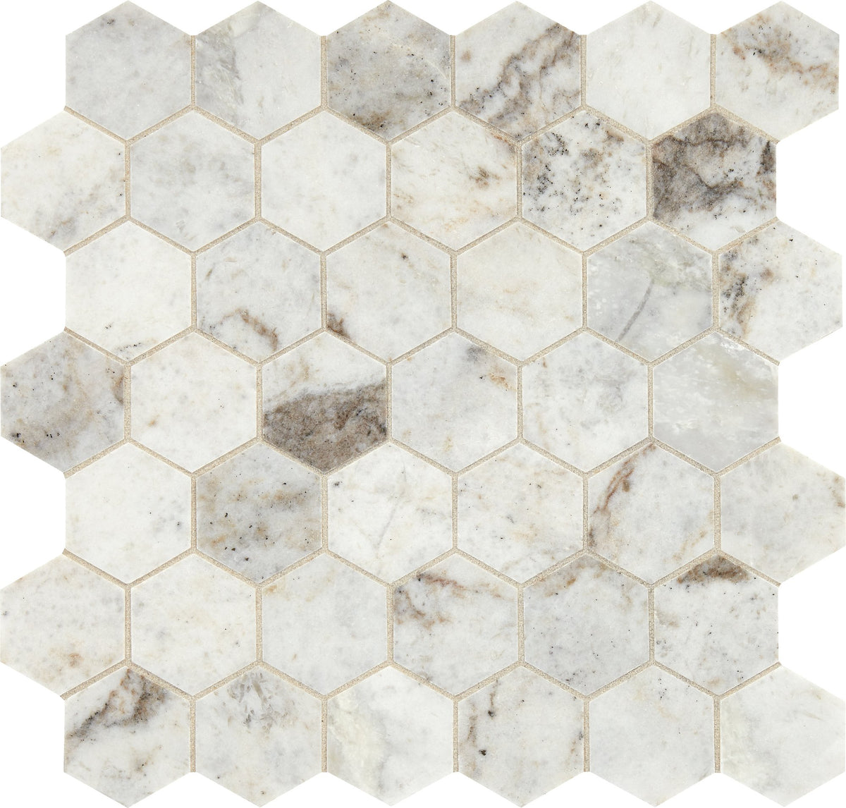 Marazzi Predella Lumen White, Hexagon, Straight Edge, 2, Honed | SKU M0242HEXMS1U