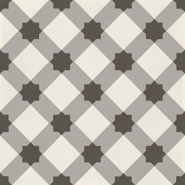 Marazzi D_Segni Plaid Smoke Blend, Plaid, 8X8, Matte | SKU M0UC88PLAID1P