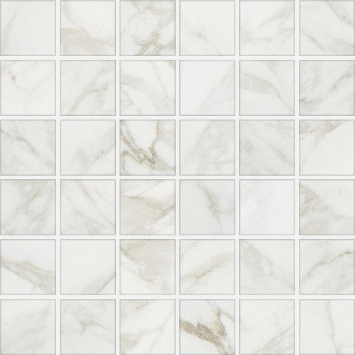 Marazzi Marble Obsession Arabescato, Straight Joint, 2X2, Matte | SKU MB2022MS1P2