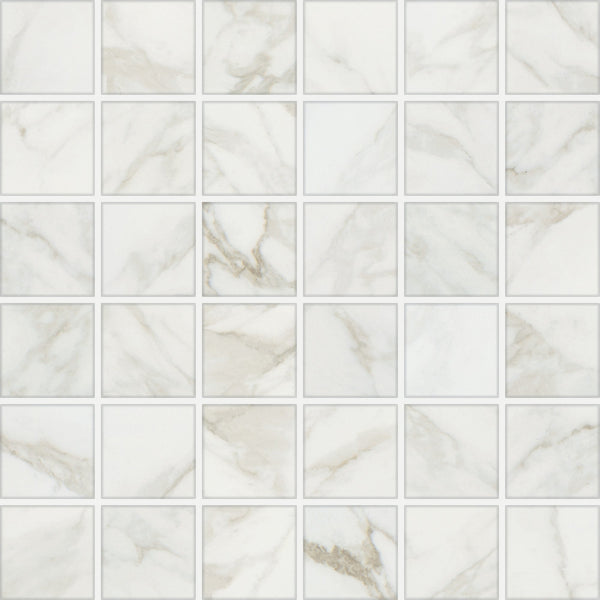 Marazzi Marble Obsession Arabescato, Straight Joint, 2X2, Matte | SKU MB2022MS1P2
