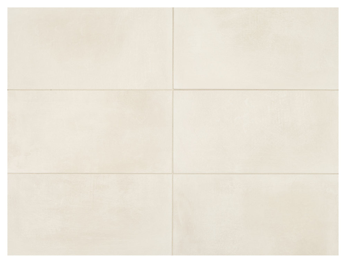 Marazzi Moroccan Concrete Off White, Rectangle, Stepwise, 12X24, Matte | SKU MC50RCT1224XTMT