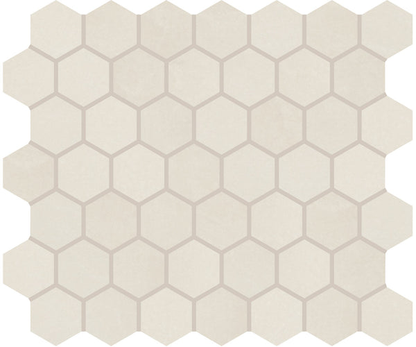Marazzi Moroccan Concrete Off White, Hexagon, 1.5, Matte | SKU MC5015HEXMS1P2