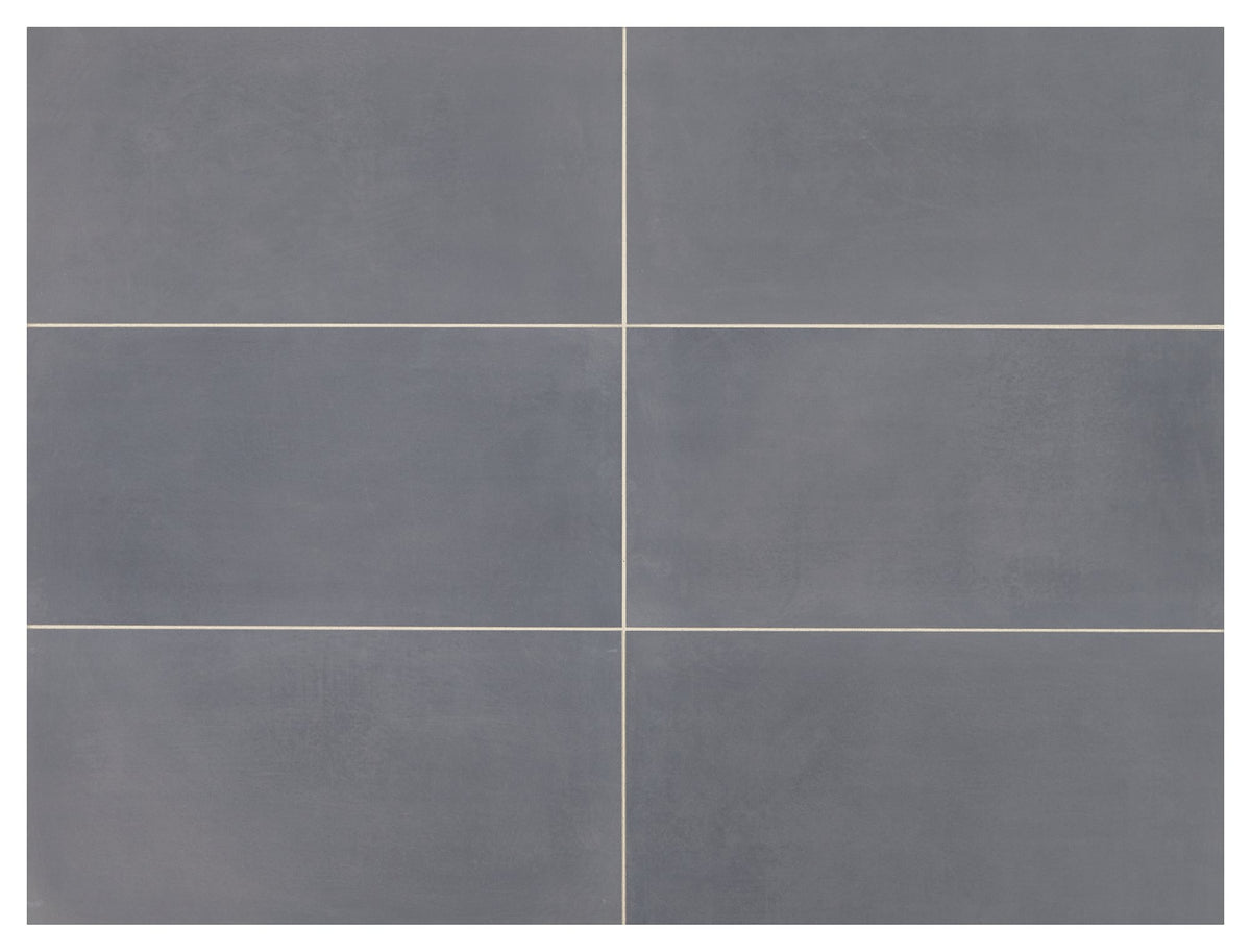 Marazzi Moroccan Concrete Blue Gray, Rectangle, Stepwise, 12X24, Matte | SKU MC54RCT1224XTMT