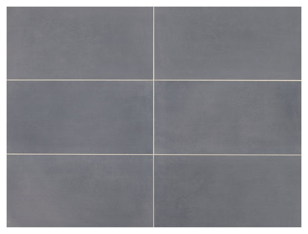 Marazzi Moroccan Concrete Blue Gray, Rectangle, Stepwise, 12X24, Matte | SKU MC54RCT1224XTMT