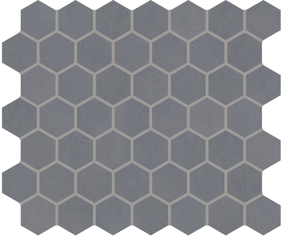 Marazzi Moroccan Concrete Blue Gray, Hexagon, 1.5, Matte | SKU MC5415HEXMS1P2