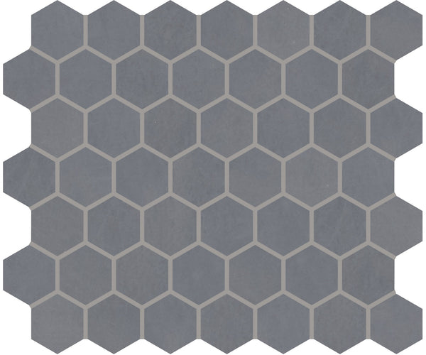 Marazzi Moroccan Concrete Blue Gray, Hexagon, 1.5, Matte | SKU MC5415HEXMS1P2