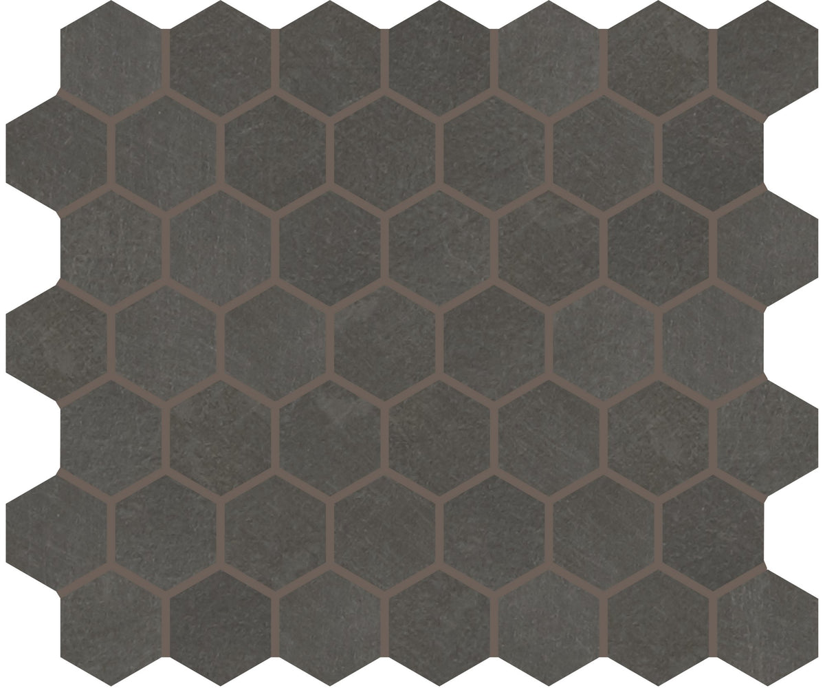 Marazzi Moroccan Concrete Charcoal, Hexagon, 1.5, Matte | SKU MC5715HEXMS1P2