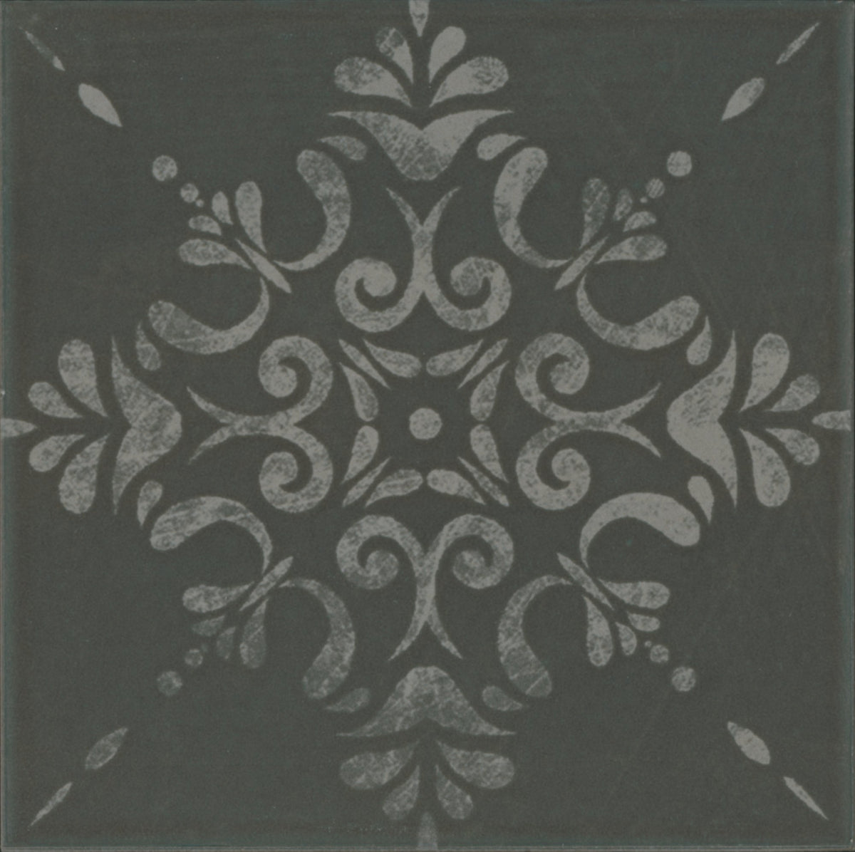 Marazzi Moroccan Concrete Aziza - Charcoal, Aziza, 8X8, Matte | SKU MC6088DECO1P2