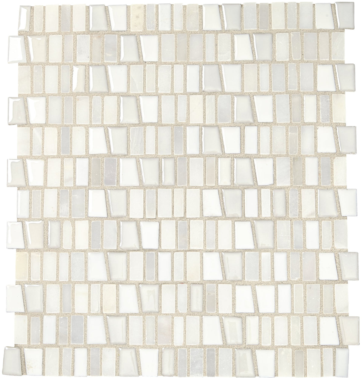 Marazzi Midpark Mosaics Cloud, Trapezoid Random, 1, Matte | SKU MP071RANDMS1P