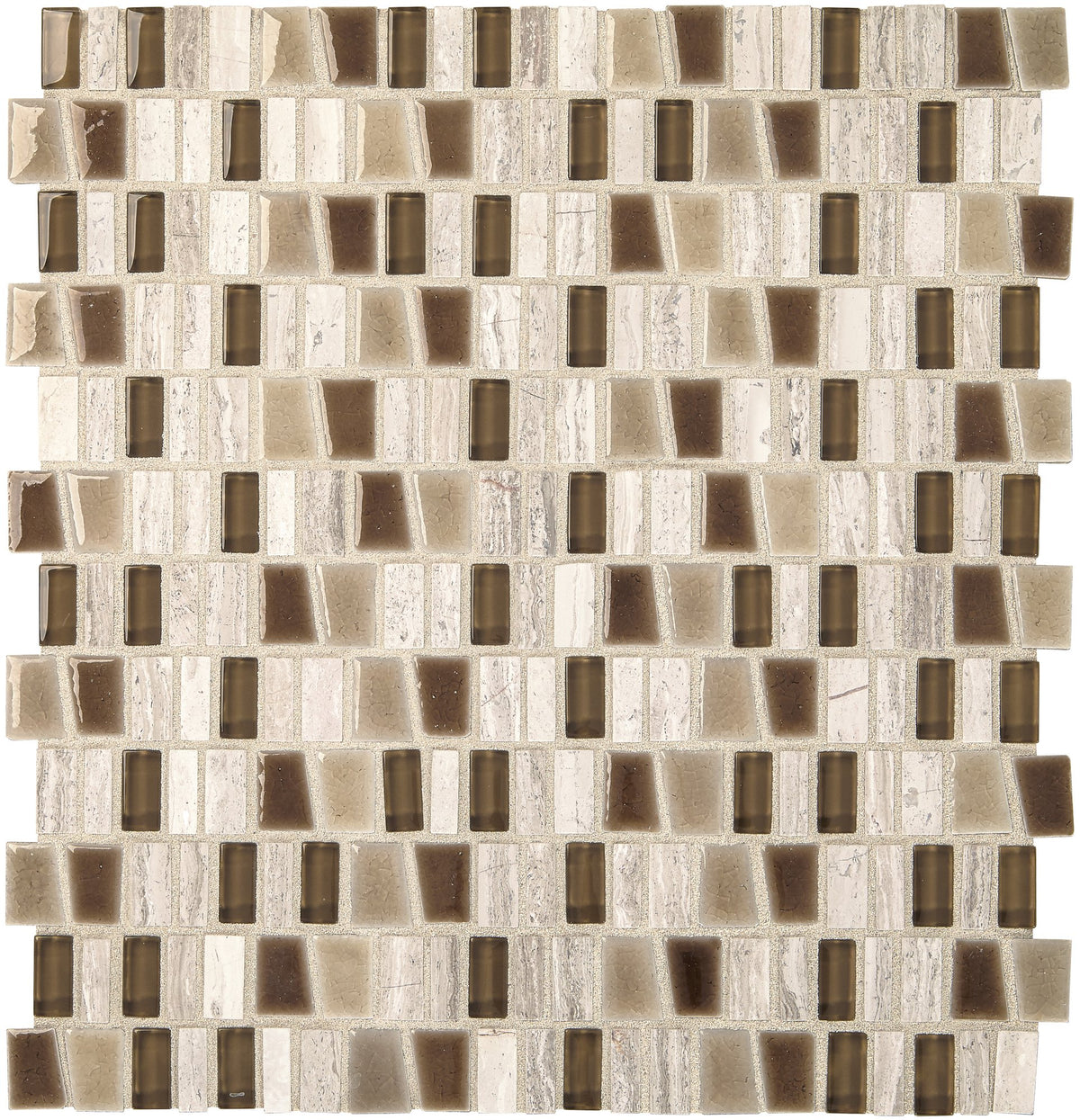 Marazzi Midpark Mosaics Sandbox, Trapezoid Random, 1, Matte | SKU MP081RANDMS1P
