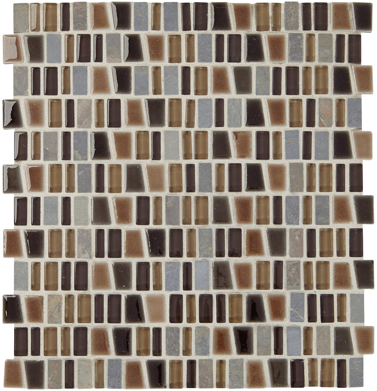 Marazzi Midpark Mosaics Bark, Trapezoid Random, 1, Matte | SKU MP091RANDMS1P