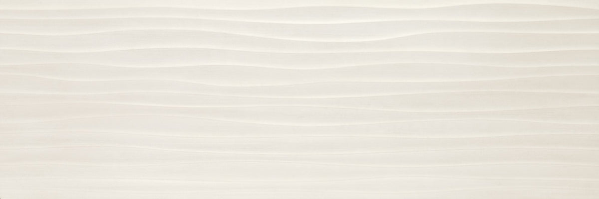 Marazzi Materika Off White, Rectangle, Wave, 16X48, Textured | SKU MT121648WAVE1P