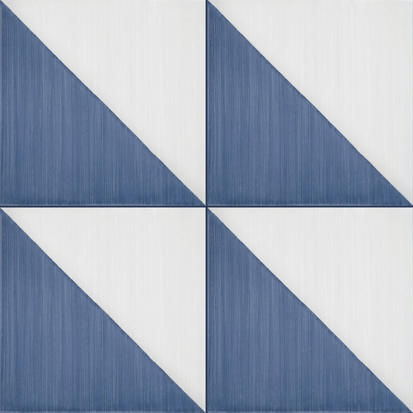 Marazzi Scenario Group 2 Blu Triangle, Square, Triangle, 8X8, Matte | SKU SR23881P