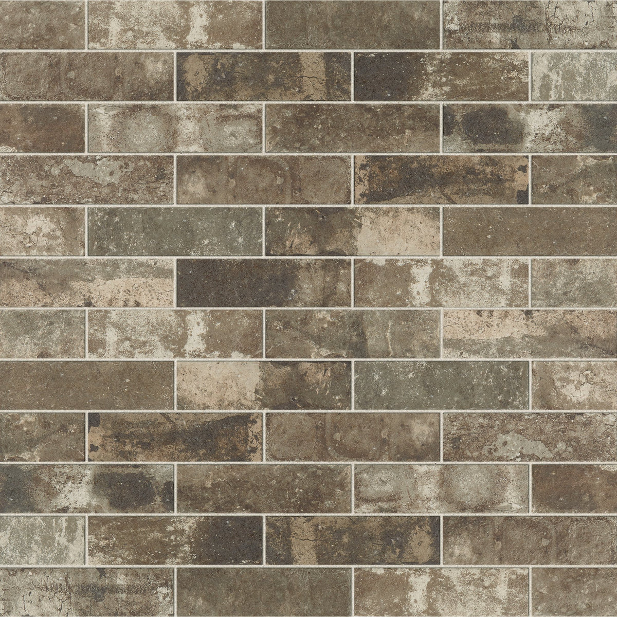 Marazzi Urban District BRX Eastside BRX, Rectangle, Linear, Distressed, 2X8, Matte | SKU UD06RCT28MT