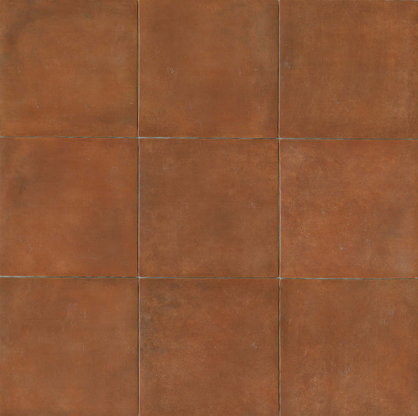 Bedrosians Cotto Nature 14" x 14" Matte Floor & Wall Tile in Sicilia | Item Code NATCOTSIC1414M
