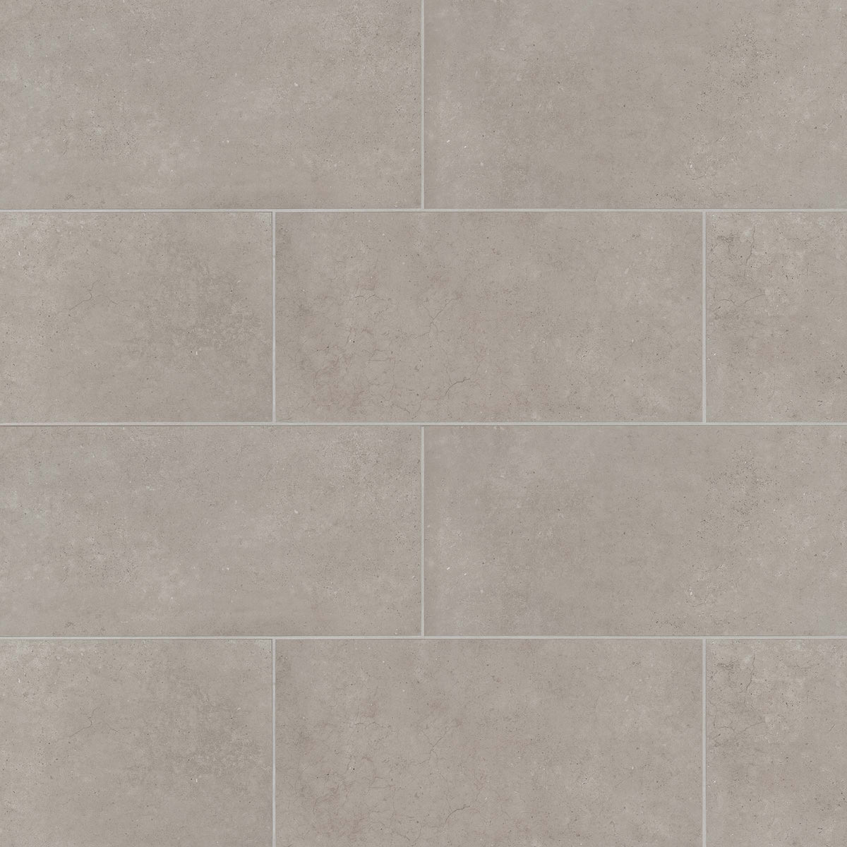 Bedrosians Materika 12" x 24" Matte Porcelain Floor and Wall Tile in Greige | Item Code NORMATGRE1224