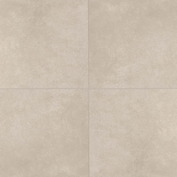 Bedrosians Materika 32" x 32" Matte Porcelain Floor and Wall Tile in Sand | Item Code NORMATSAN3232