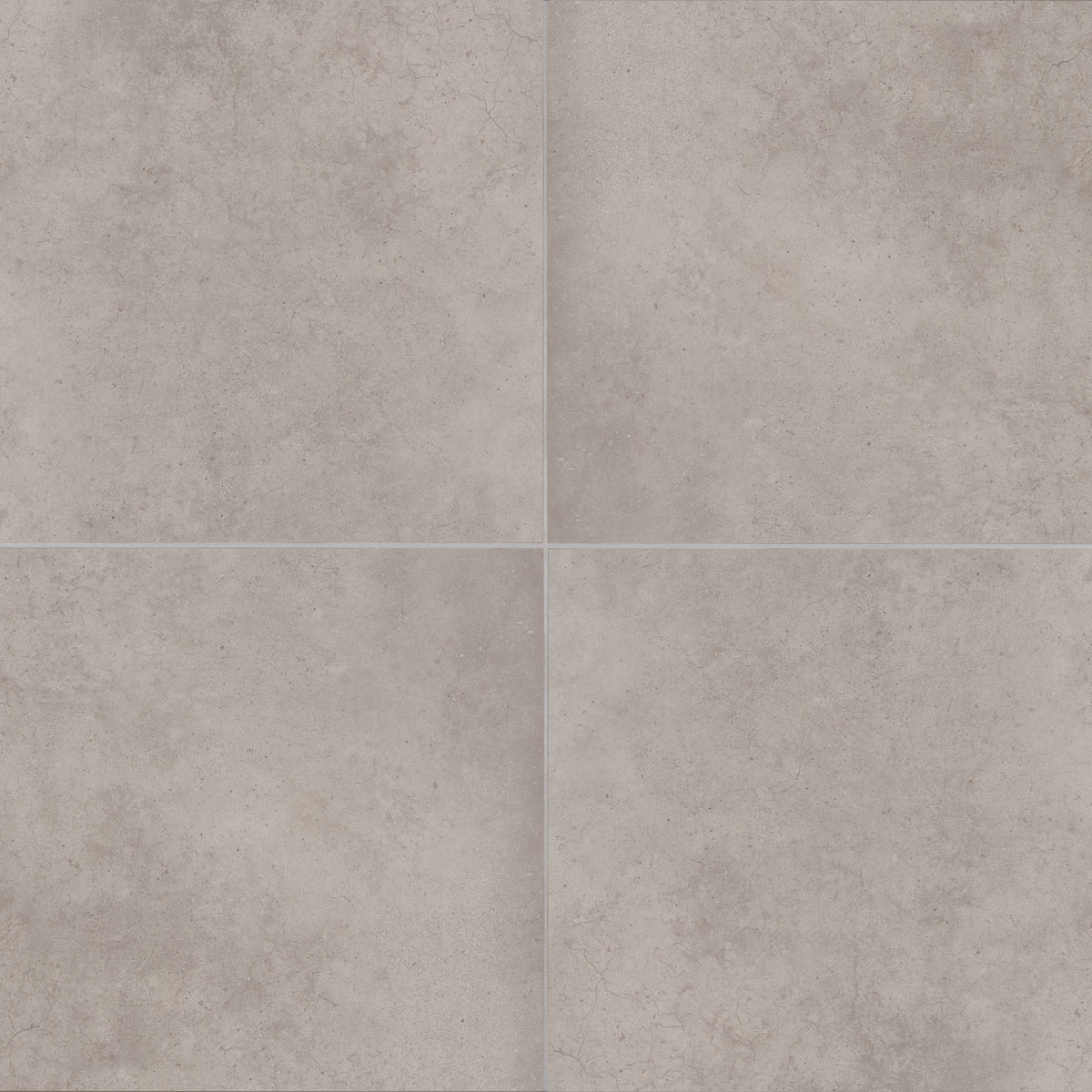 Bedrosians Materika 32" x 32" Matte Porcelain Floor and Wall Tile in Silver | Item Code NORMATSIL3232