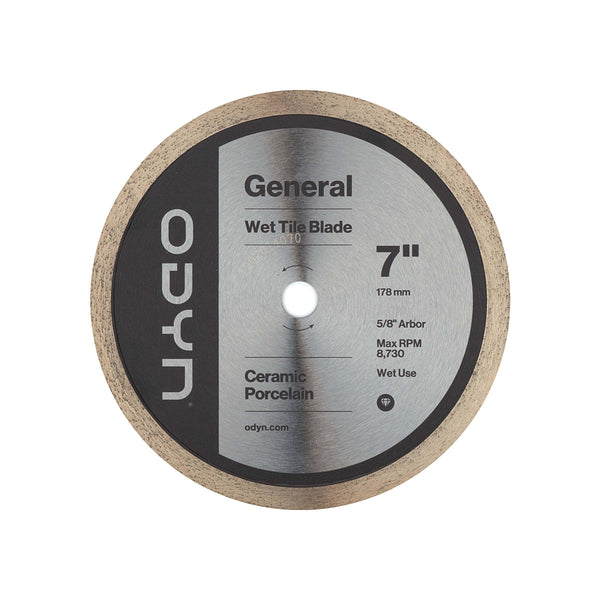 Bedrosians Odyn 7 in. General Wet Tile Blade | Item Code ODYBLADECR7ST