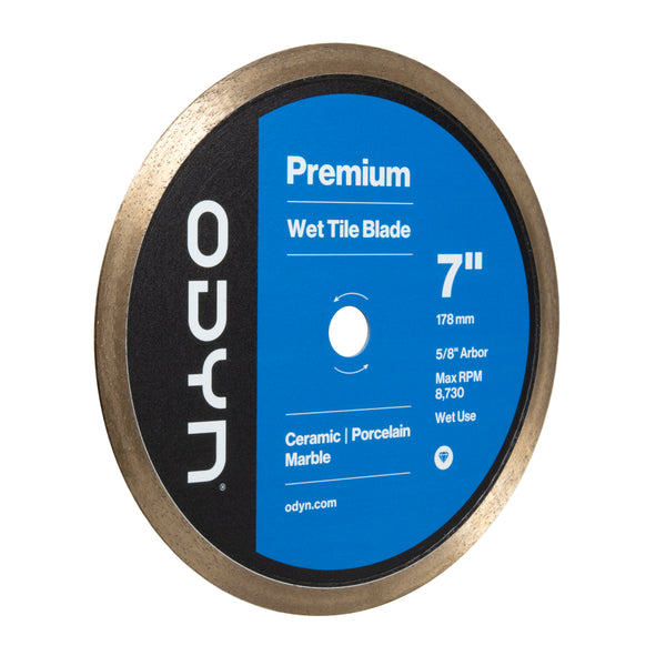 Bedrosians Odyn 7 in. Premium Wet Tile Blade | Item Code ODYBLADECR7SU