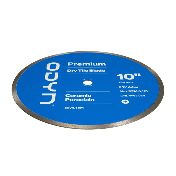 Bedrosians Odyn 10 in. Premium Dry Tile Blade | Item Code ODYBLADEDRCRY10P