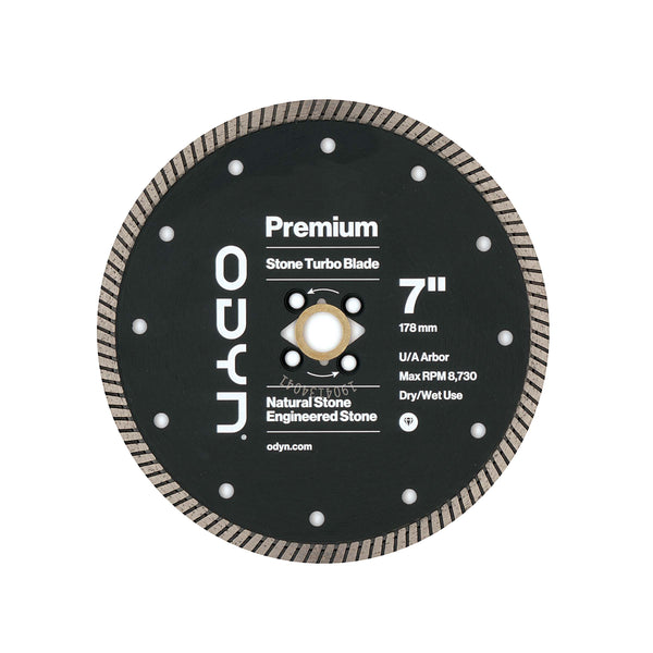 Bedrosians Odyn 7 in. Premium Stone Turbo Blade | Item Code ODYBLADET7SU