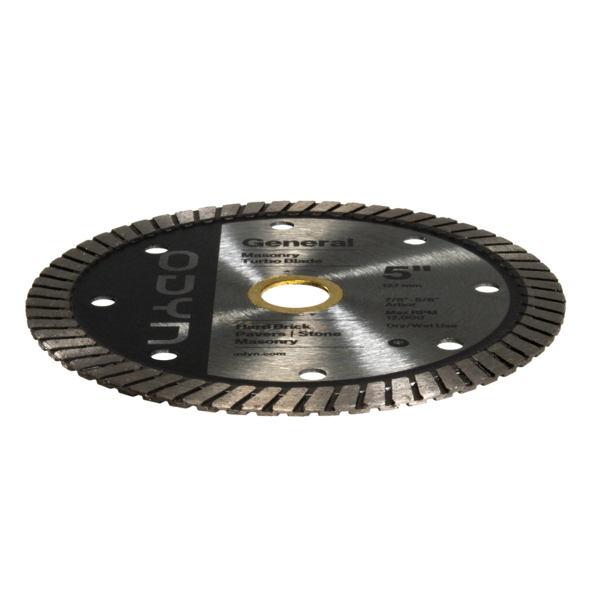 Bedrosians Odyn 5 in. General Masonry Turbo Blade | Item Code ODYBLADETM5ST
