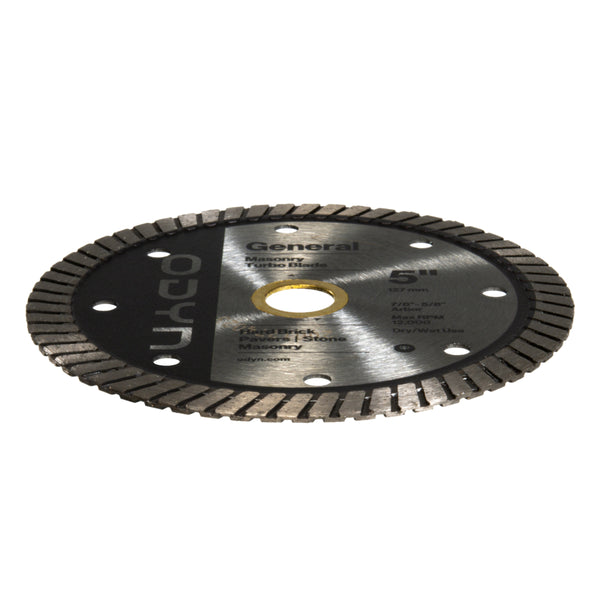 Bedrosians Odyn 5 in. General Masonry Turbo Blade | Item Code ODYBLADETM5ST