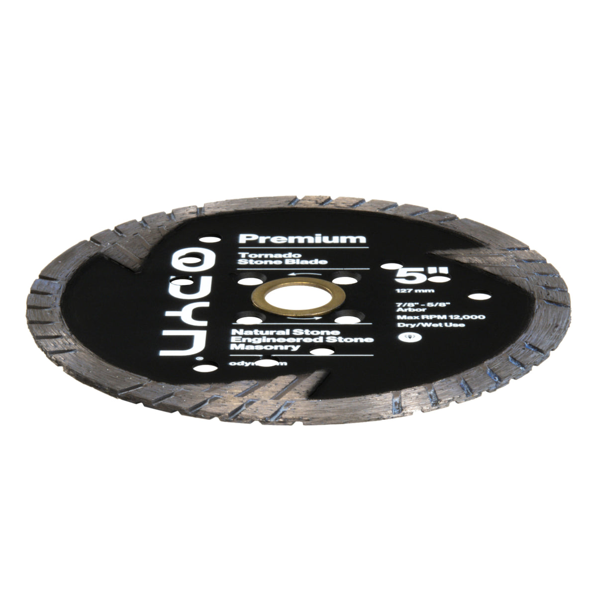 Bedrosians Odyn 5 in. Premium Tornado Stone Blade | Item Code ODYBLADETOR5SU