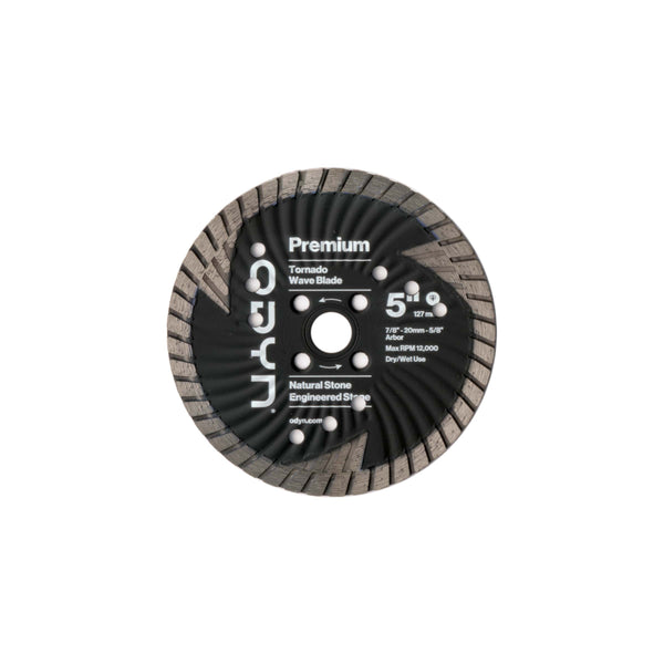 Bedrosians Odyn 5 in. Premium Tornado Wave Blade | Item Code ODYBLADETW5SU