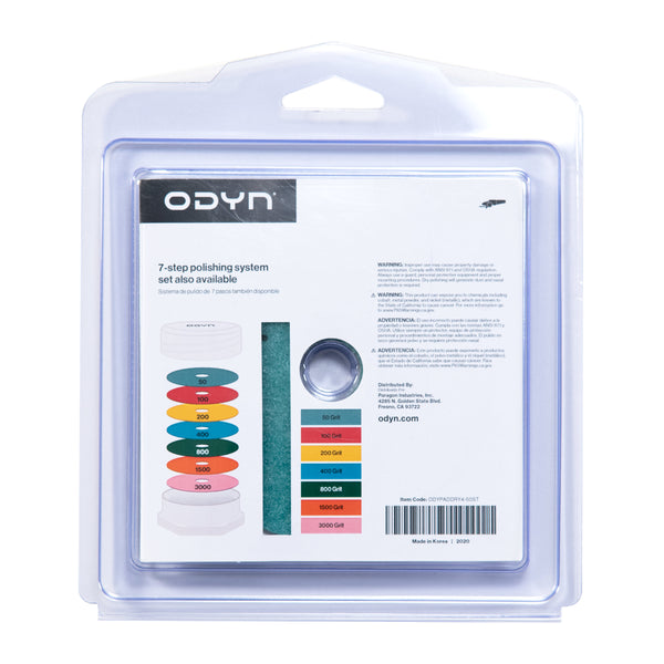 Bedrosians ODYN General Dry Polishing Pad 4" x 5/8" - 50 Grit | Item Code ODYPADDRY4-50ST