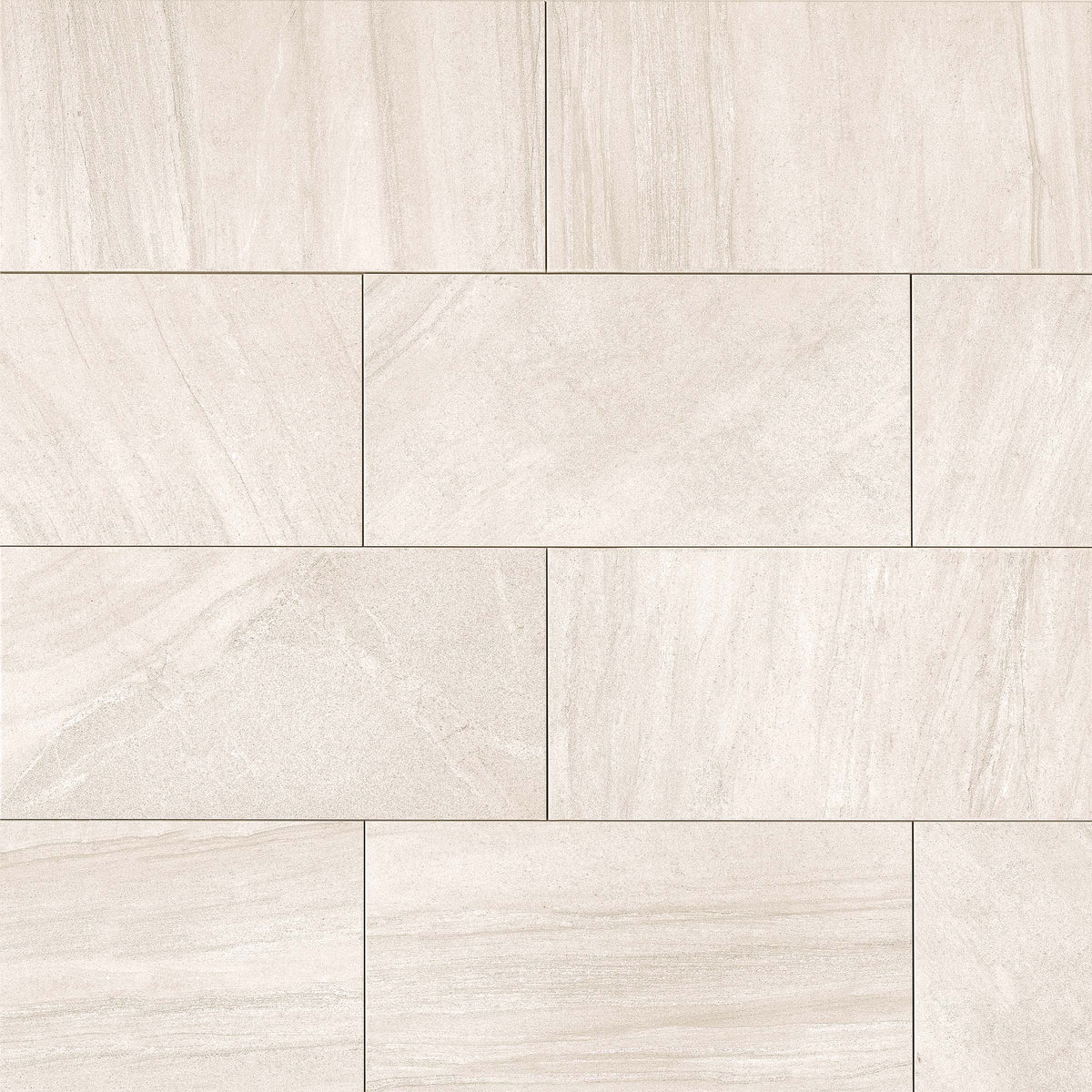 Bedrosians Purestone 12" x 24" Matte Natural Porcelain Tile in Beige | Item Code PIEPURBE1224