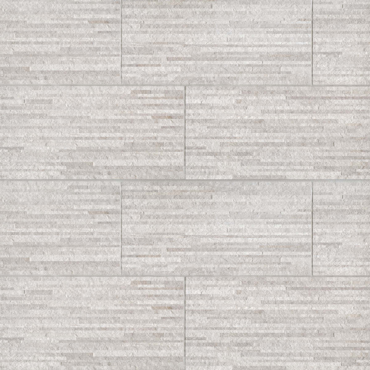 Bedrosians Purestone 12" x 24" Matte Muretto Textured Porcelain Tile in Grigio | Item Code PIEPURGR1224M
