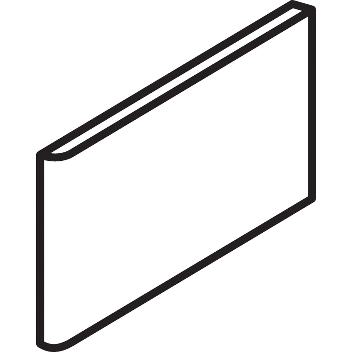 Daltile Color Wheel Classic Biscuit, S4639MOD, Bullnose 3" Side, Glossy | Daltile SKU K175S4639MOD1P2