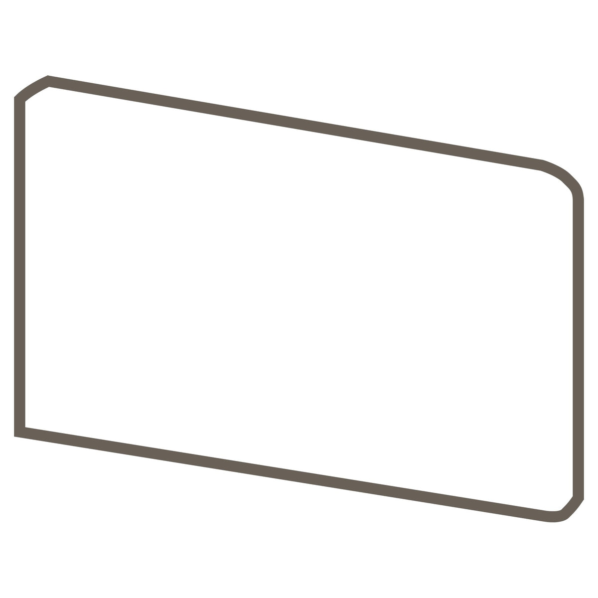 Daltile Color Wheel Classic Biscuit, SCL4369M, Bullnose Corner Left, Glossy | Daltile SKU K175SCL4369M1P2