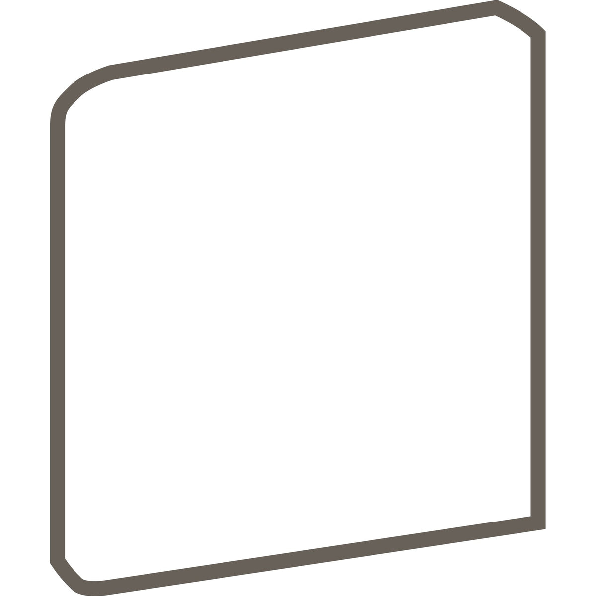Daltile Color Wheel Classic White, SCRL4449, Bullnose Corner, Glossy | Daltile SKU 0100SCRL44491P1