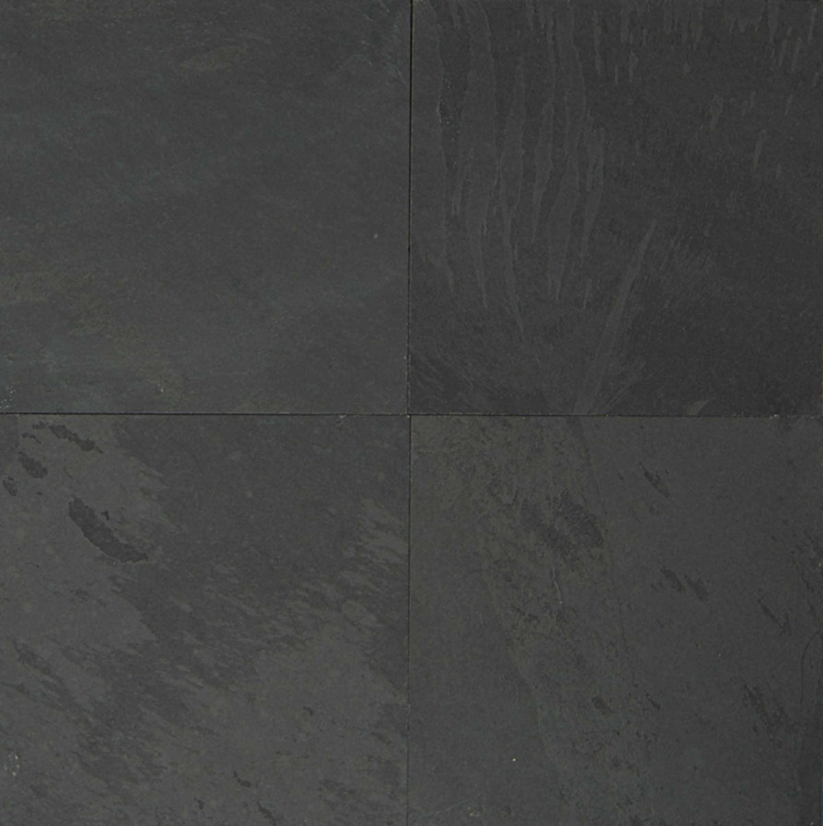 Bedrosians Black Pearl 24" x 24" Gauged Slate Tile | Item Code SLTBLKPRL2424G