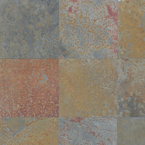 Bedrosians Brazilian Multicolor 16" x 16" Gauged Slate Tile | Item Code SLTBRZMUT1616G