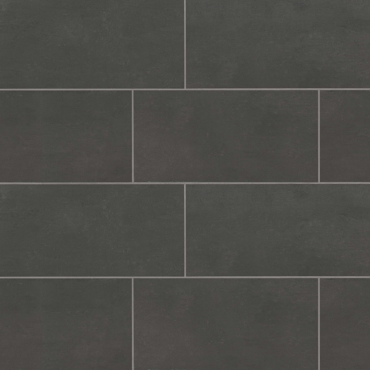 Bedrosians Simply Modern 12" x 24" Floor & Wall Tile in Black | Item Code STPSIMBL1224