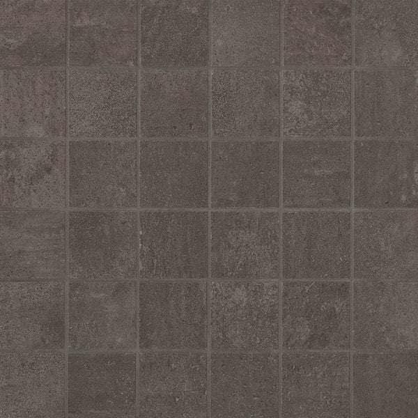 Bedrosians Simply Modern 2" x 2" Floor & Wall Mosaic in Coffee | Item Code STPSIMCO22MO