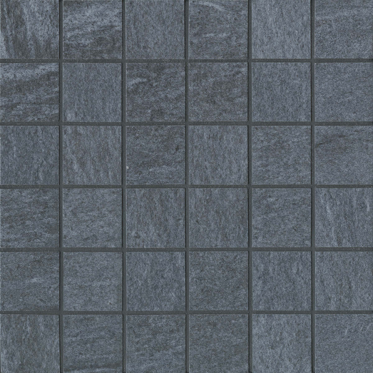 Bedrosians Urban 2.0 2" x 2" Floor & Wall Mosaic in Raven Black | Item Code STPURBRAV22MO