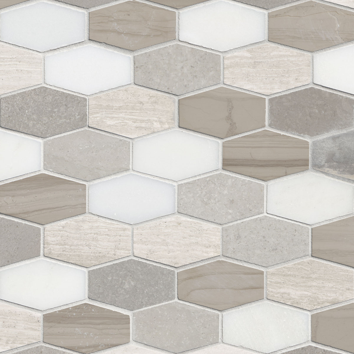 Bellagio Blend Elongated Hexagon 10mm, MSI product image