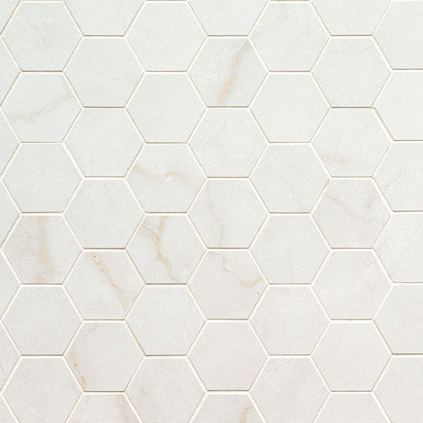 BRIGHTON GOLD 2X2 HEXAGON POL MOSAIC