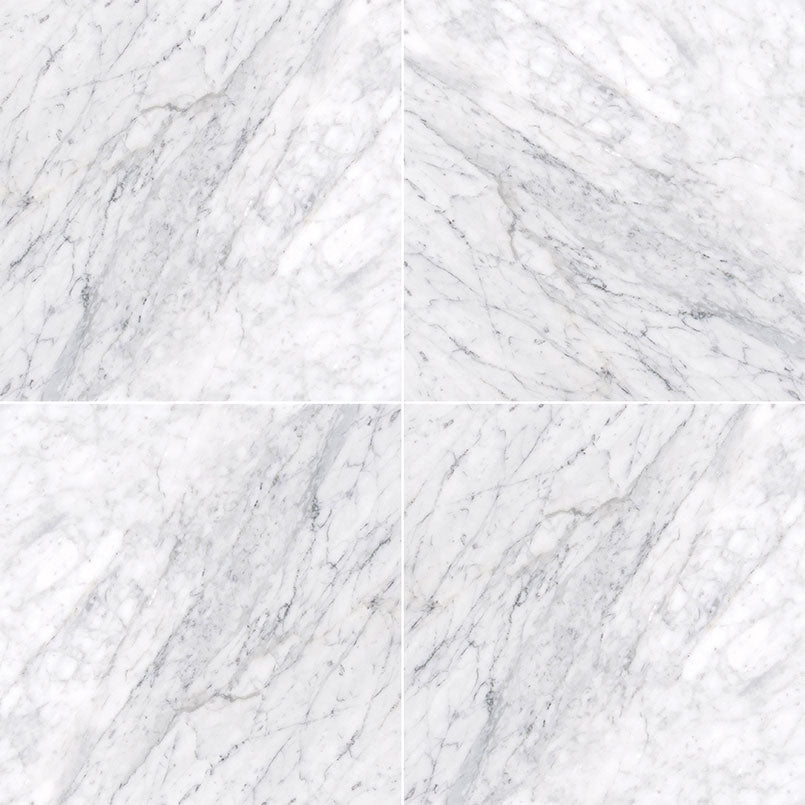 CARRARA WHITE (C) 18"X18"X0.38