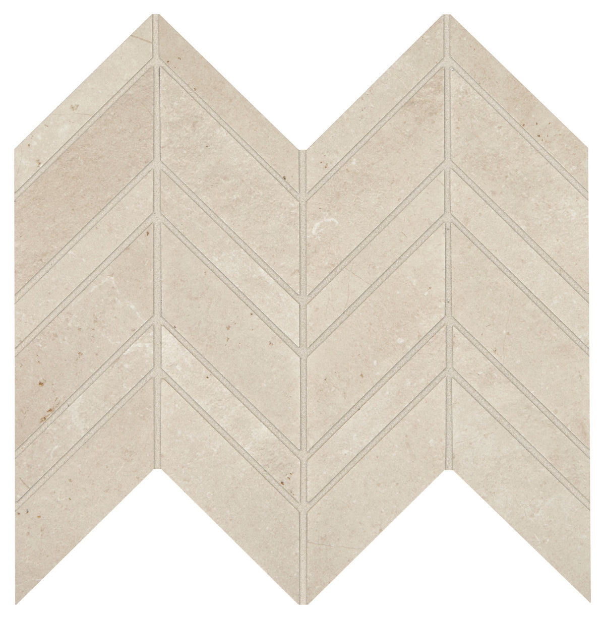 Marazzi Modern Formation Peak White, Chevron, Matte | SKU MF01CHEVRMS1P2
