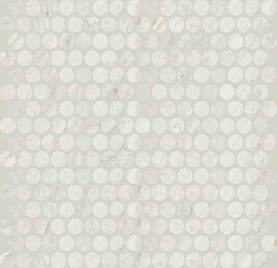 Daltile Famed Iconic, Penny Rounds, 3/4X3/4, Microban, Matte | Daltile SKU FM11PNYRDMS1P2