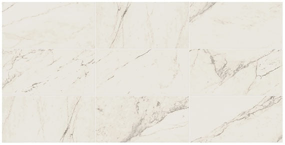 Marazzi Classentino Marble Palazzo White, Rectangle, 12X24, Matte | SKU CT30RCT1224MT