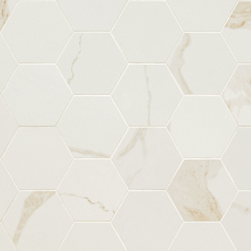 EDEN CALACATTA 3X3 HEXAGON MATTE